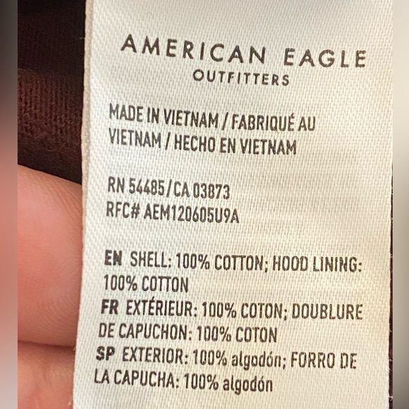 American eagle how did knit shirt w/pocket - Picture 4 of 5